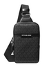 Michael Michael Kors Cooper Medium Signature Logo Sling Pack Black
