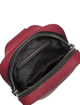 Michael Michael Kors Cooper Medium Signature Logo Sling Pack Cherry