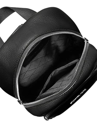 Michael Michael Kors Cooper Pebbled Leather Sling Pack Black