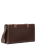 Michael Michael Kors Cooper Pebbled Leather and Signature Logo Trunk Crossbody Bag Nutmeg