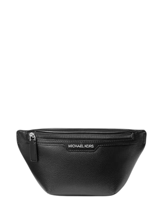 Michael Michael Kors Cooper Small Leather Sling Pack Black