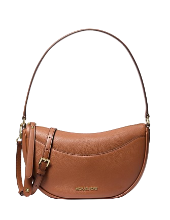 Michael Michael Kors Dover Medium Pebbled Leather Crossbody Bag Luggage