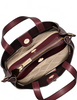 Michael Michael Kors Emilia Small Pebbled Leather Satchel Oxblood