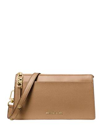 Michael Michael Kors Empire Large Leather Convertible Crossbody Bag Husk