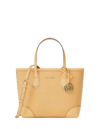 Michael Michael Kors Eva Extra-Small Leather Convertible Tote Bag Honeywheat