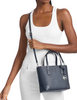 Michael Michael Kors Eva Extra-Small Leather Convertible Tote Bag Navy