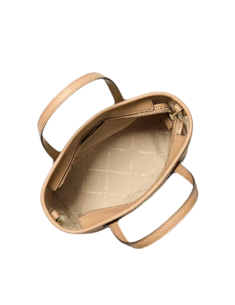 Michael Michael Kors Eva Extra-Small Logo Jacquard Convertible Tote Bag Camel