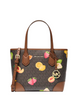 Michael Michael Kors Eva Extra-Small Printed Signature Logo Convertible Tote Bag Brown