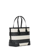 Michael Michael Kors Eva Extra-Small Signature Logo Convertible Crossbody Bag Black White