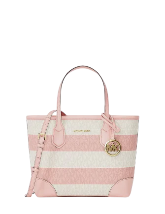 Michael Michael Kors Eva Extra-Small Signature Logo Convertible Crossbody Bag Powder Blush