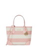 Michael Michael Kors Eva Extra-Small Signature Logo Convertible Crossbody Bag Powder Blush