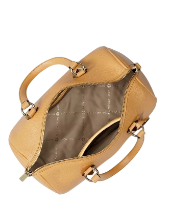 Michael Michael Kors Grayson Medium Pebbled Leather Duffel Bag Honeywheat