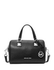 Michael Michael Kors Grayson Small Pebbled Leather Duffel Crossbody Bag Black