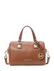 Michael Michael Kors Grayson Small Pebbled Leather Duffel Crossbody Bag Luggage