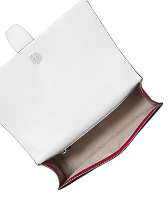 Michael Michael Kors Greenwich Medium Color-Block and Signature Logo Satchel Dark Raspberry