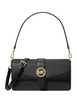 Michael Michael Kors Greenwich Medium Saffiano Leather Shoulder Bag Black