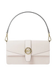 Michael Michael Kors Greenwich Medium Saffiano Leather Shoulder Bag Light Cream
