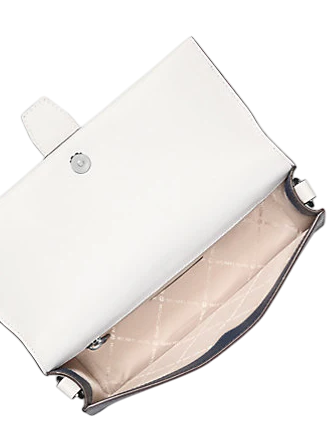 Michael Michael Kors Greenwich Medium Signature Logo Convertible Shoulder Bag Admiral 