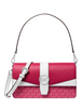 Michael Michael Kors Greenwich Medium Signature Logo Convertible Shoulder Bag Dark Raspberry 