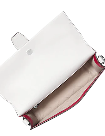 Michael Michael Kors Greenwich Medium Signature Logo Convertible Shoulder Bag Dark Raspberry 