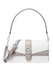 Michael Michael Kors Greenwich Medium Signature Logo Convertible Shoulder Bag Optic White