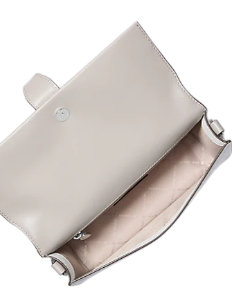 Michael Michael Kors Greenwich Medium Signature Logo Convertible Shoulder Bag Optic White