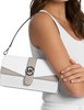 Michael Michael Kors Greenwich Medium Signature Logo Convertible Shoulder Bag Optic White