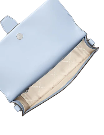 Michael Michael Kors Greenwich Medium Signature Logo Shoulder Bag Pale Ocean