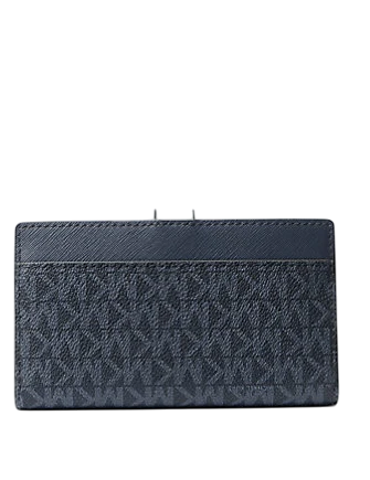 Michael Michael Kors Greenwich Medium Signature Logo Wallet Admiral