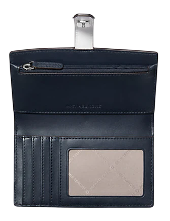 Michael Michael Kors Greenwich Medium Signature Logo Wallet Admiral