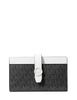 Michael Michael Kors Greenwich Medium Signature Logo Wallet Black