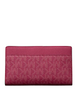 Michael Michael Kors Greenwich Medium Signature Logo Wallet Dark Raspberry