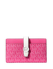 Michael Michael Kors Greenwich Medium Signature Logo Wallet Dragonfruit