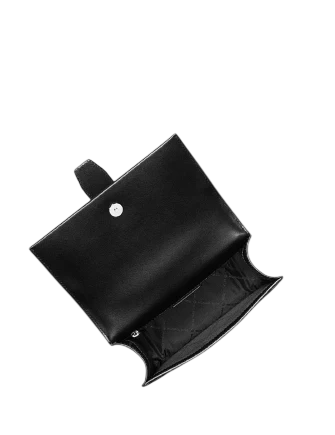 Michael Michael Kors Greenwich Small Animal Print Logo Crossbody Bag Black