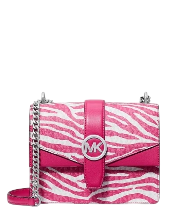 Michael Michael Kors Greenwich Small Animal Print Logo Crossbody Bag