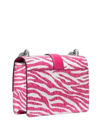 Michael Michael Kors Greenwich Small Animal Print Logo Crossbody Bag Dragonfruit 