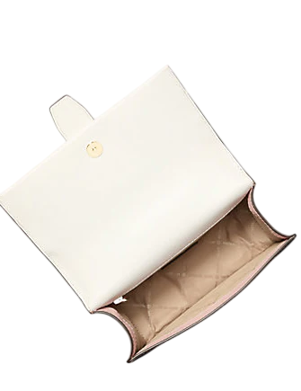 Michael Michael Kors Greenwich Small Color-Block Signature Logo Crossbody Bag Powder Blush