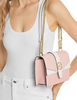 Michael Michael Kors Greenwich Small Color-Block Signature Logo Crossbody Bag Powder Blush