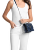 Michael Michael Kors Greenwich Small Floral Embellished Crossbody Bag Navy