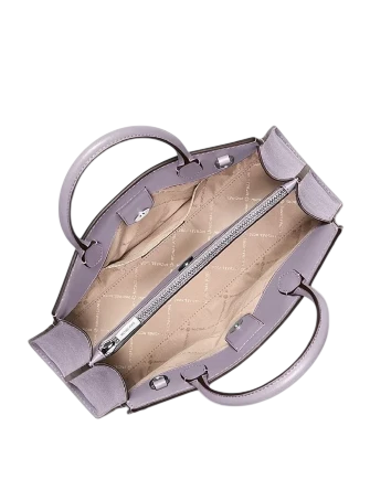 Michael Michael Kors Greta Medium Leather Satchel Lilac 