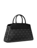 Michael Michael Kors Greta Medium Signature Logo Satchel Black