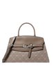Michael Michael Kors Greta Medium Signature Logo Satchel Mushroom