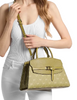 Michael Michael Kors Greta Medium Signature Logo Satchel Oregano