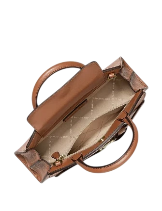 Michael Michael Kors Greta Small Leather Convertible Crossbody Bag Luggage
