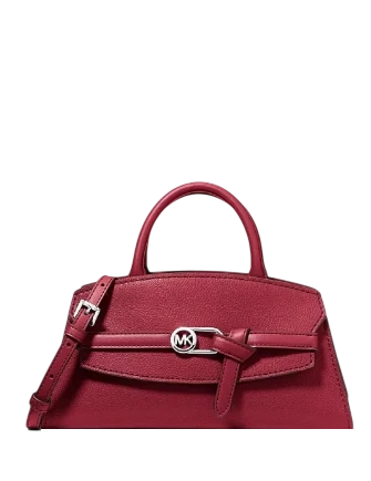 Michael Michael Kors Greta Small Leather Satchel Maroon