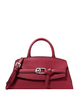 Michael Michael Kors Greta Small Leather Satchel Maroon