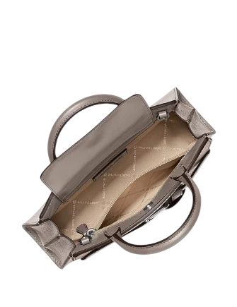 Michael Michael Kors Greta Small Leather Satchel Mushroom