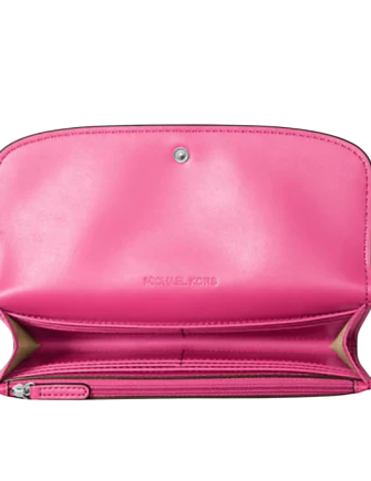 Michael Michael Kors Hamilton Large Leather Continental Wallet Dragonfruit