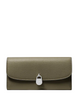 Michael Michael Kors Hamilton Large Leather Continental Wallet Olive