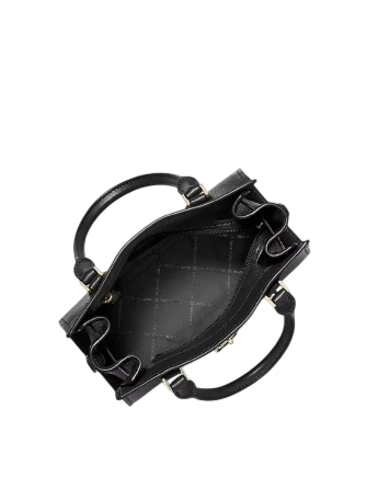Michael Michael Kors Hamilton Small Leather Satchel Black